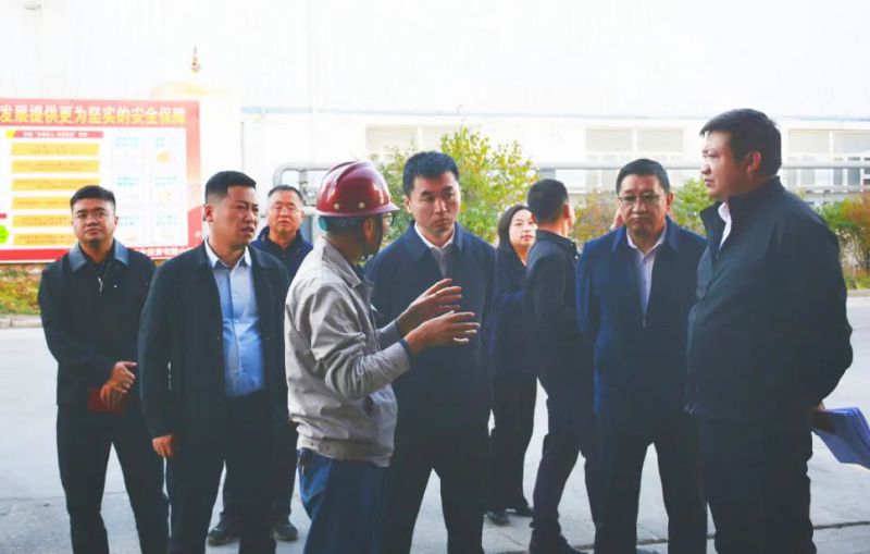 大通縣委副書記、縣長馬明旭一行蒞臨工投公司調(diào)研指導(dǎo)
