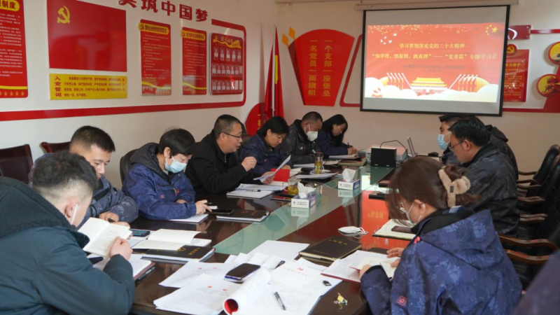 物產(chǎn)汽貿(mào)黨支部召開&ldquo;知學理、悟原理、踐真理&rdquo; &mdash;&mdash;黨章篇&rdquo;專題學習會